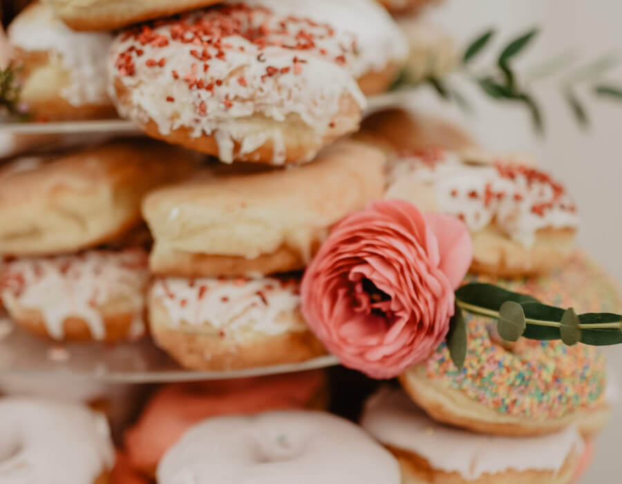 Personalised donuts for weddings