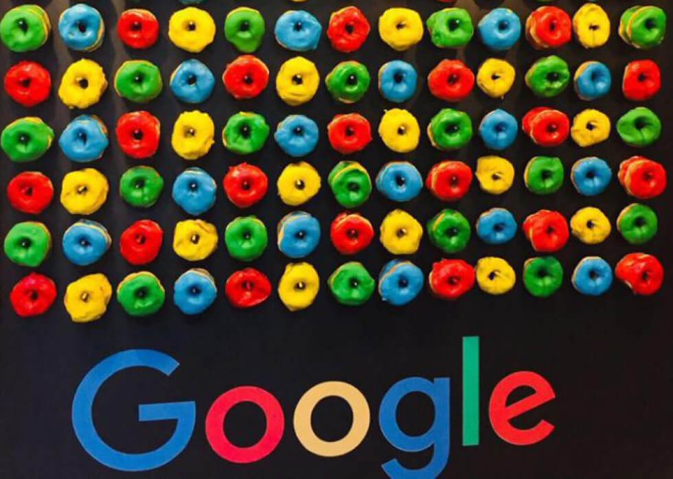 Google themed donuts