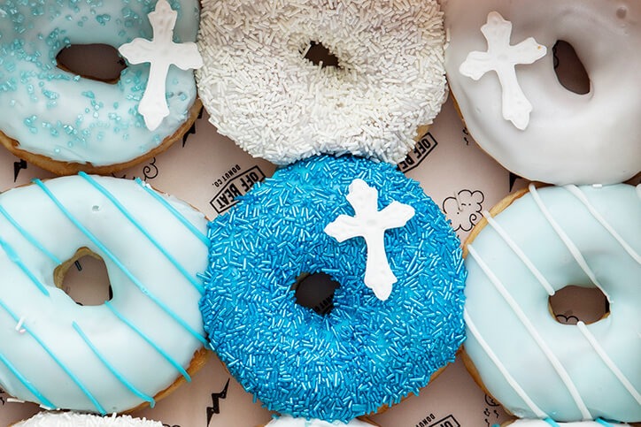 Donuts for christenings parties