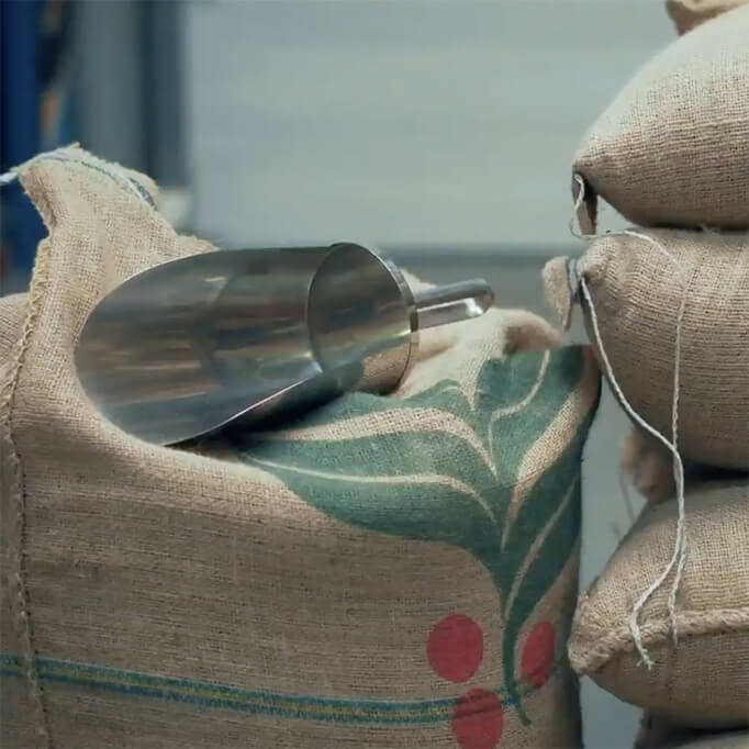 sack of coffee beans