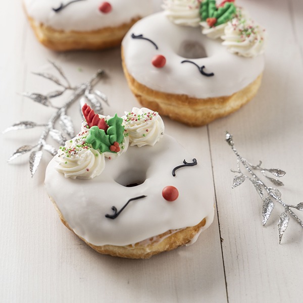 Christmas Iced Donuts