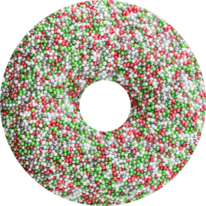 Christmas offbeat Crispy Sprinkles Donut