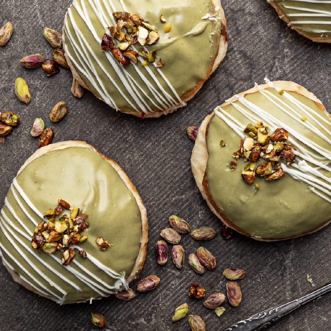 Pistachio Doughnuts