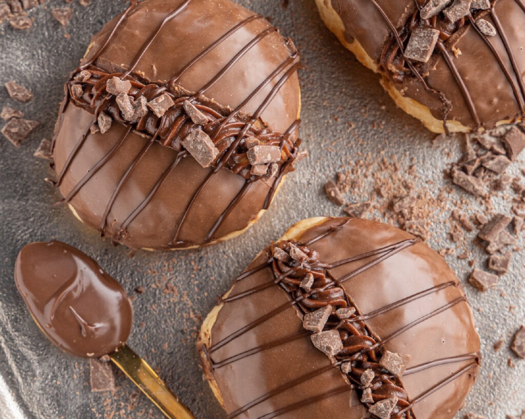 Donut with Nutella creme