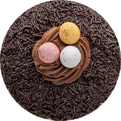 Chocolate Nest Easter Donut