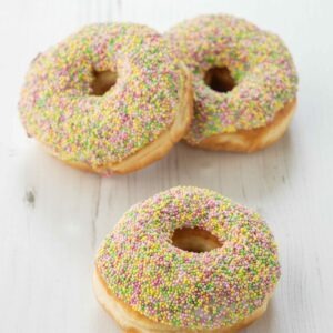 Sprinkled donuts