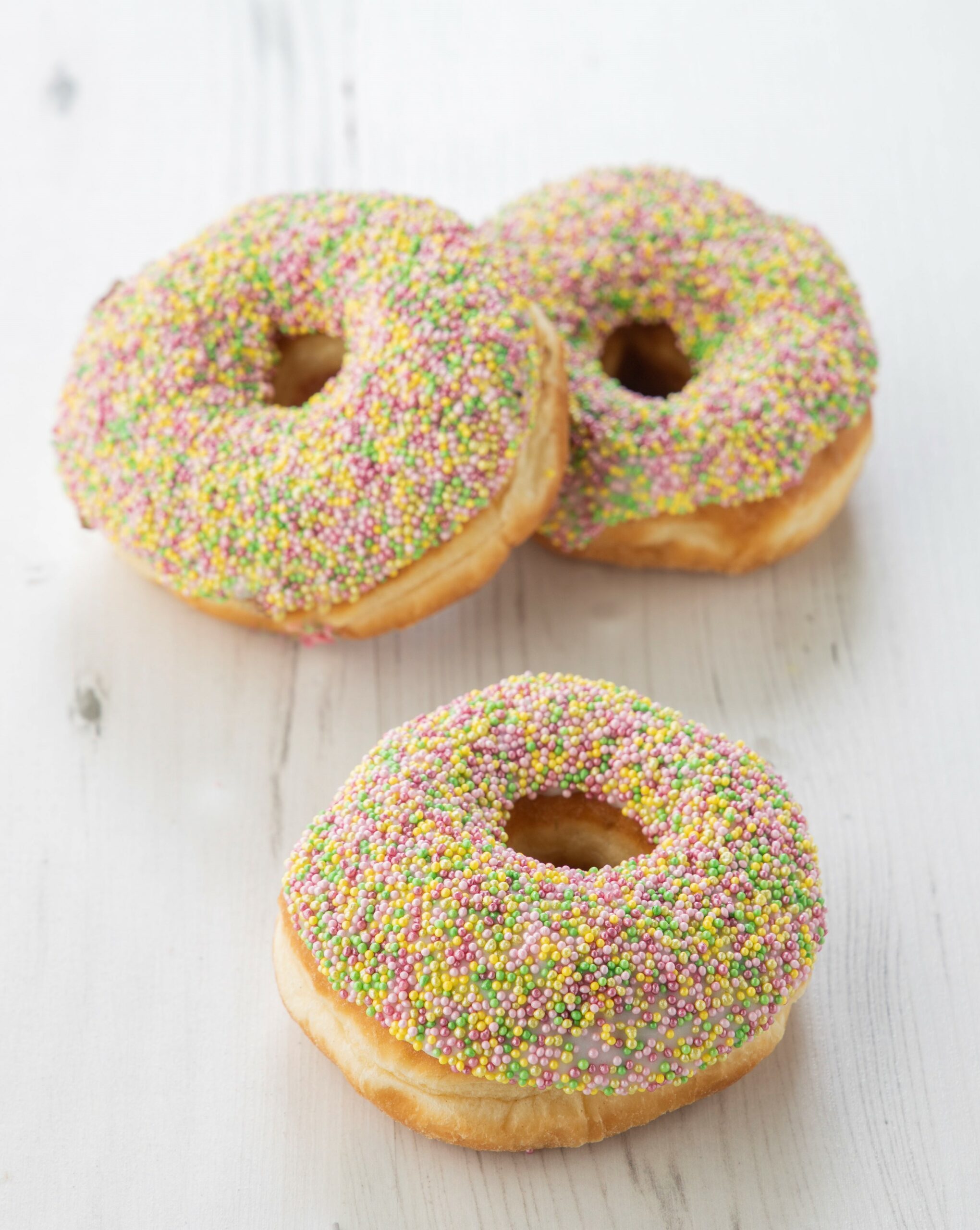 Sprinkled donuts