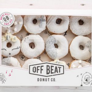 Communions confirmations themed donuts