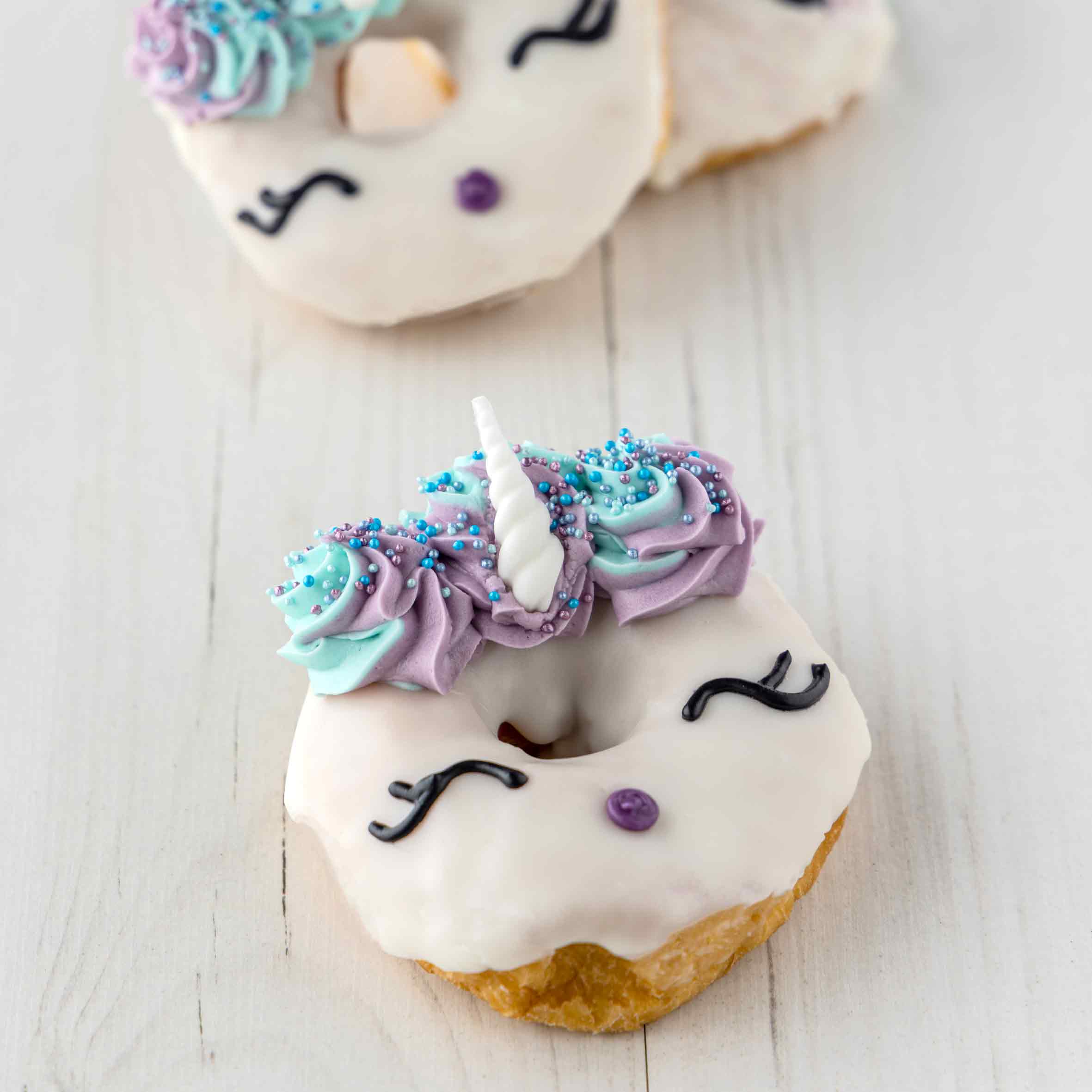 Little Mermaid themed donuts