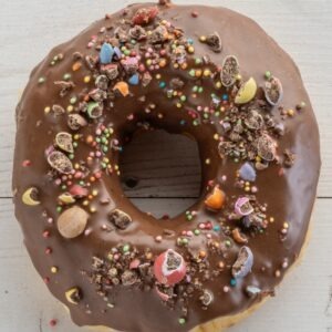 Smartie Explosion Party Styled Donut