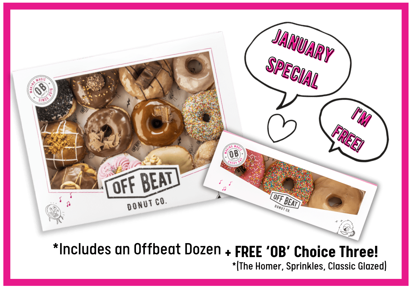 Offbeat Dozen + FREE Three