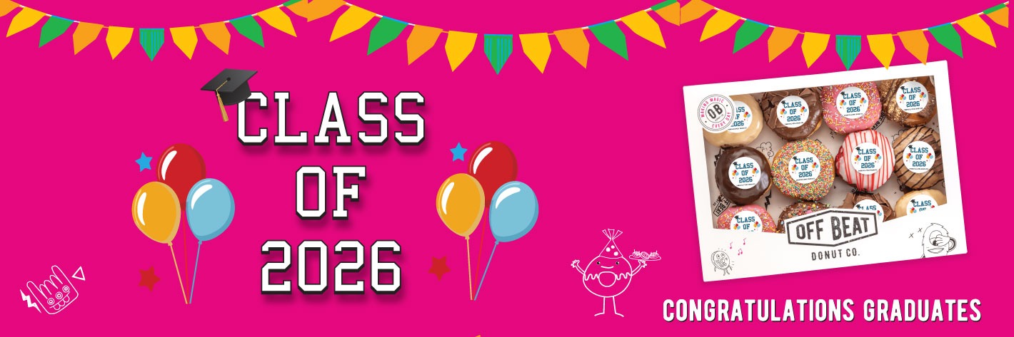 Offbeat Donuts Graduation box